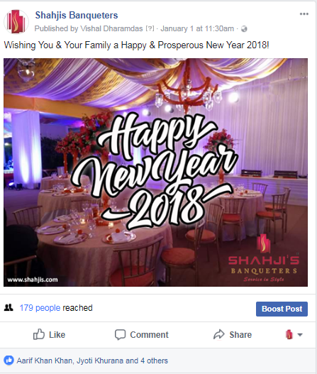 Shahjis Banqueters Facebook Posts
