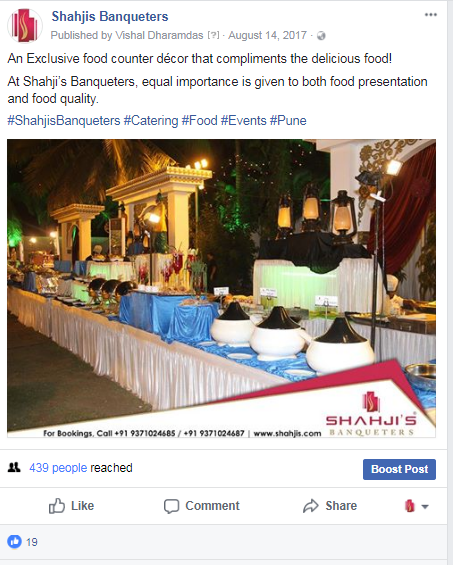 Shahjis Banqueters Facebook Posts