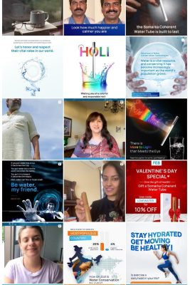 Somarka Coherent Water Instagram Posts Grid 1
