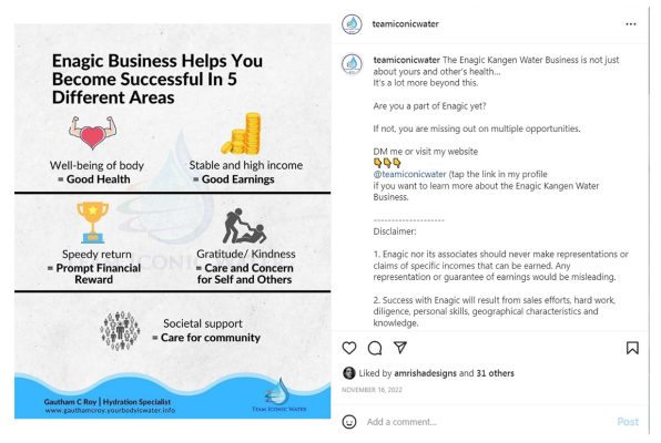 Team Iconic Water Kangen Water Instagram Post 5